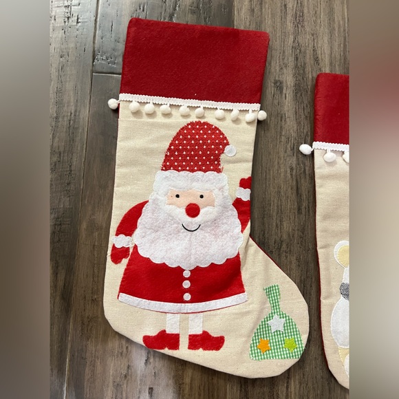 3 NEW without tag 17 inch country Christmas stockings - Picture 4 of 5